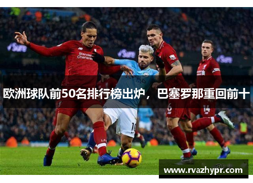 欧洲球队前50名排行榜出炉，巴塞罗那重回前十